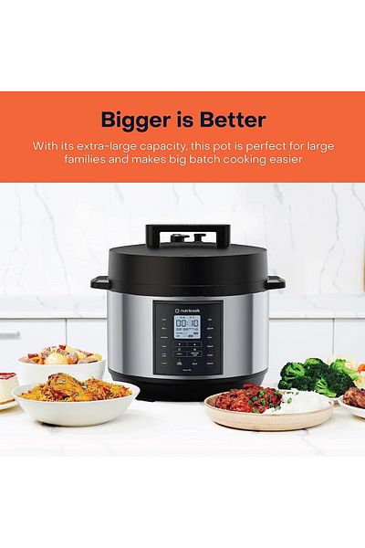 Nutricook Smart Pot 2 Plus 1500 Watts - 9 Appliances In 1, 9.5l, Brushed Ss/black