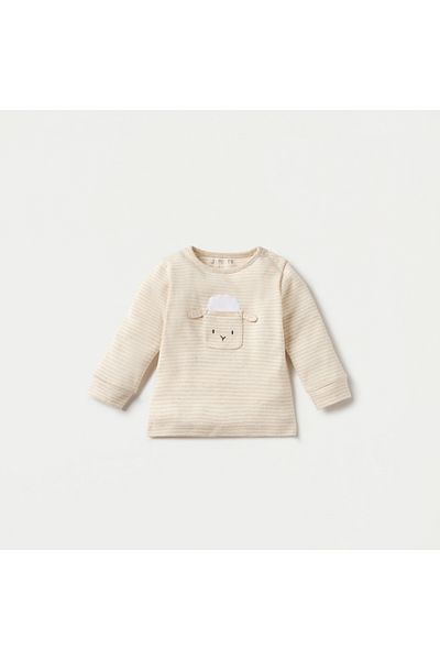 Juniors Printed Long Sleeve T-shirt and Elasticated Pyjama Set