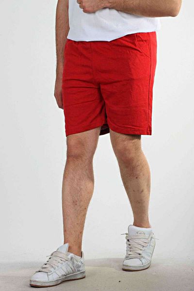Benim Denim Tmb Straight Shorts Red