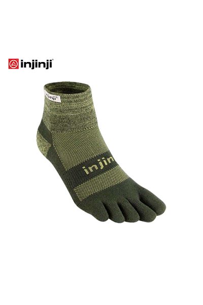 injinji Five Fingers Trail Hiking Midweight Mini Crew Socks
