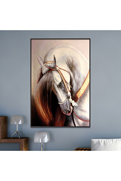 4gdran لوحة قماشية بتصميم مودرن مع برواز خشبي مخفي