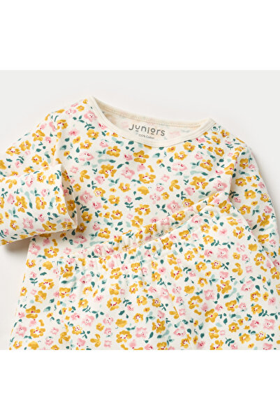 Juniors All-Over Floral Print T-shirt and Pyjama Set