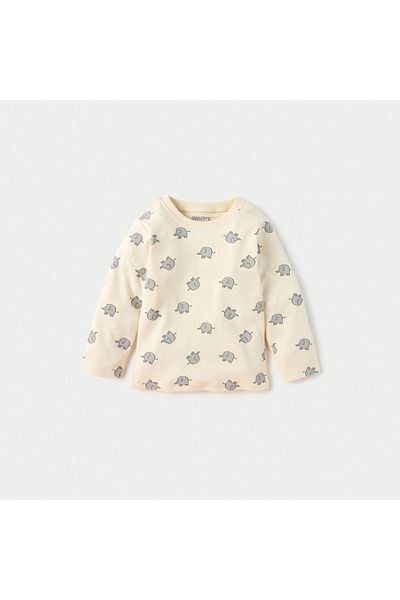 Juniors All-Over Elephant Print T-shirt and Pyjama Set