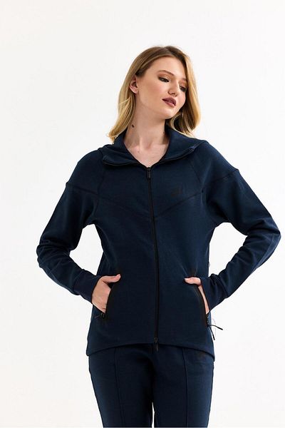 2AS Women Tech Fleece Dark Blue Tracksuit Set