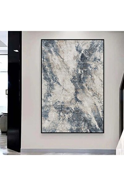 SND لوحة قماشية بتصميم الفن التشكيلي مع برواز أسود مجوف