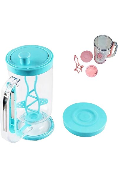 Biki موزع عجينة الفطائر، خلاط وموزع عجينة 2 في 1 متعدد الألوان 900 مل