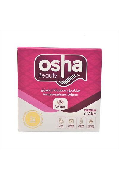 Osha Beauty Osha Beauty Antiperspirant Wipes for Women 10 Wipes