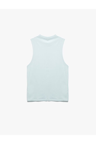 Koton Bisiklet Yaka Pamuklu Regular Fit Baskılı Kolsuz Atlet