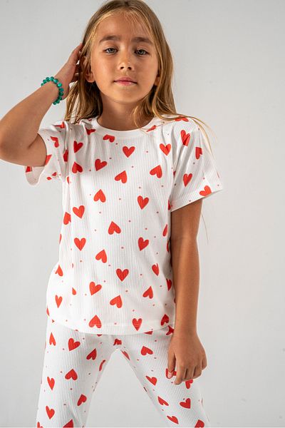Kiddie Colors Heart Children's Pajama Set