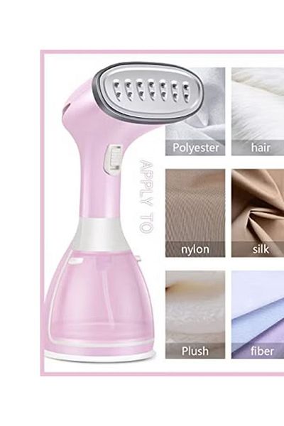 DLC Garment Steamer – 1500W Powerful Vertical Clothes Steamer (Pink)