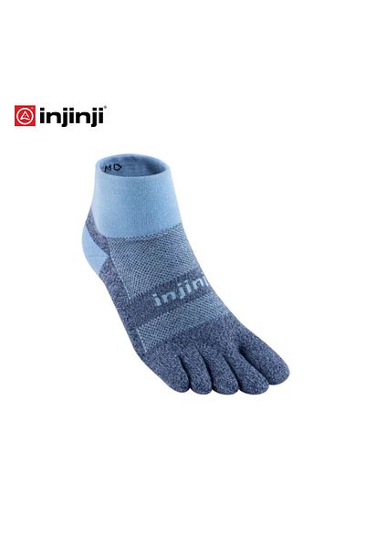 injinji Five Fingers Trail Hiking Midweight Mini Crew Socks