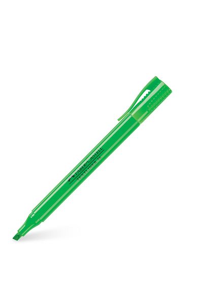 OEM Marker Faber Castell Textliner 38 verde, vârf de la 1 la 4 mm, cerneală superfluorescentă pe bază de apă