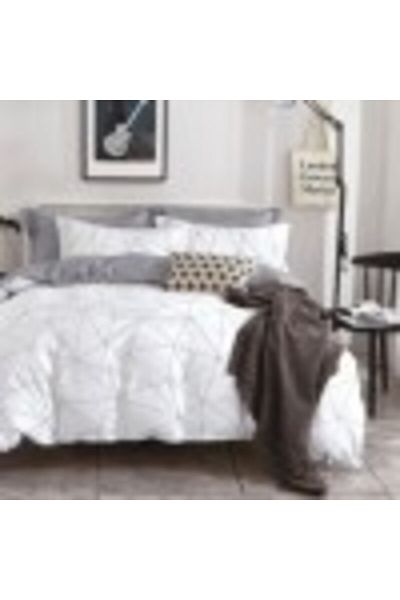 Pucioasa Lenjerie de pat 1 persoana percale cu design geometric, bumbac 100%, cearceaf pilota 150x220cm