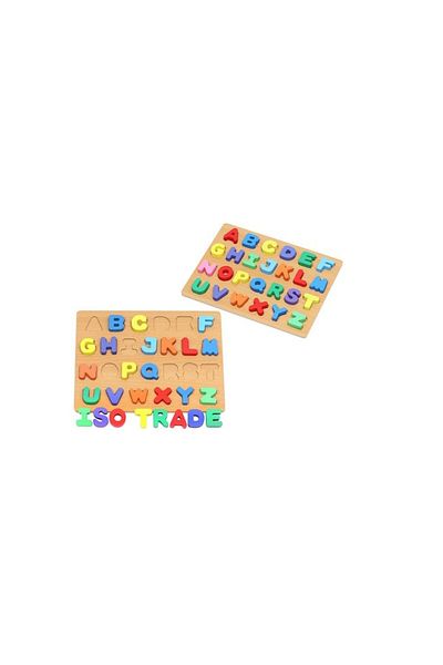 SMARTIC Wooden puzzle "Letters of the alphabet" with stand, 26 pieces