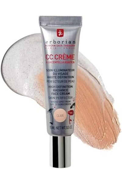 erborian Color Correcting CC Cream with Centella Asiatica, Fair (Clair) - Light Multi-Purpose Facial