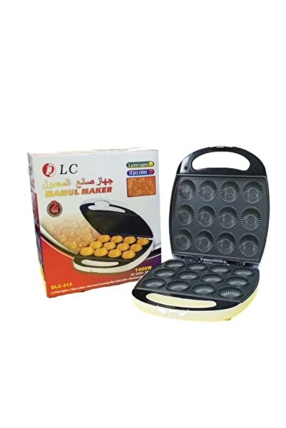 DLC صفقة ضخمة - آلة كهربائية لصنع الدونات والمعمول، 1400 واط، غير لاصقة (أبيض/أسود)