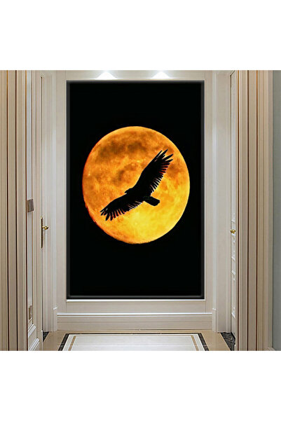 4gdran لوحة قماشية بتصميم مودرن مع برواز خشبي مخفي