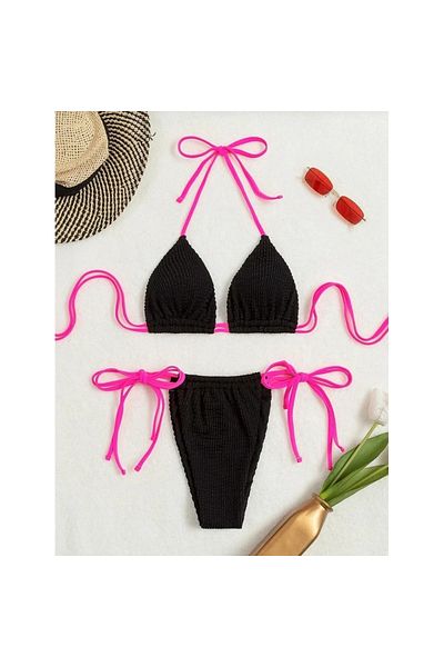 FITINT Costum de baie damă 2 piese Negru – FITINT 383