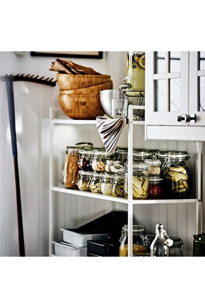 IKEA Jar with lid, clear glass, 13 cl 3 pack