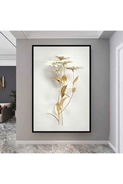 SND لوحة قماشية بتصميم مودرن مع برواز أسود مجوف