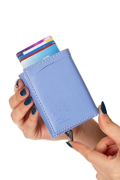 Newish Suport pentru carduri și portofel pentru femei - Baby Blue