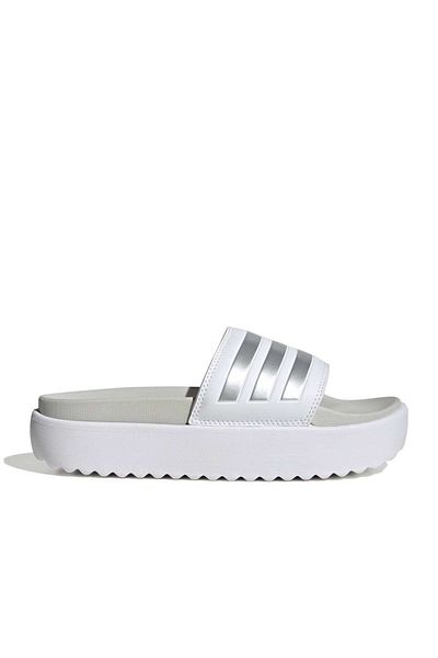 adidas Γυναικείες λευκές παντόφλες Adilette Platform