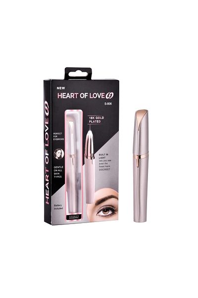Generic 3pcs Electric Eyebrow Trimmer - Multicolor