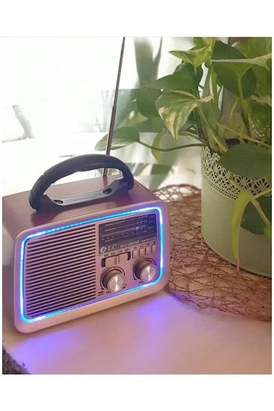 DLC Radio With Bluetooth, SD Card Slot, USB & AUX Port | Portable Multi-Function Speaker