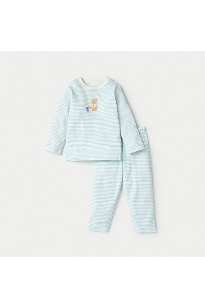 Juniors Striped T-shirt and Pyjama Set