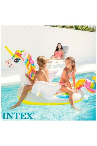 Blusmart Unicorn Ride-On Inflatable Pool Toy for Kids, 198 x 140 x 102 cm