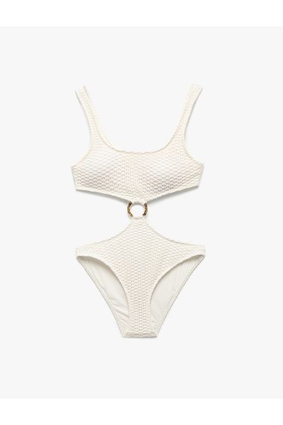 Koton Mesh Mayokini with Accessory Detail