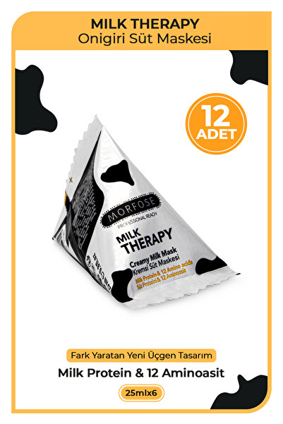 Morfose Milk Therapy Onigiri Süt Maskesi 25 ml 12 Adet