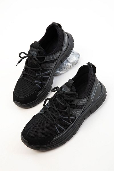 SOHO Black-Black Men's Sneaker 20746