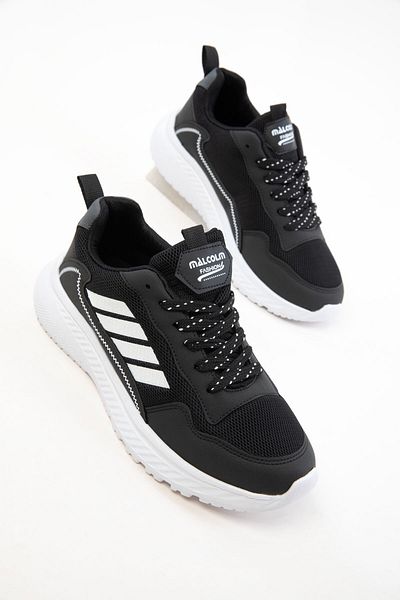 SOHO Black-White Men's Sneaker 20737