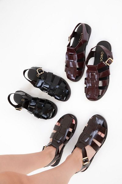 SOHO Brown Women's Sandals 20748