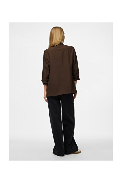 PIECES Blazer Ceket Yetişkin Hot Fudge