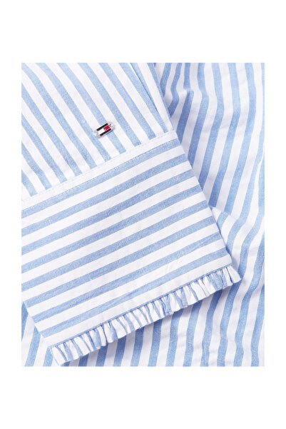 Tommy Hilfiger Koszula z falbanką SEERSUCKER