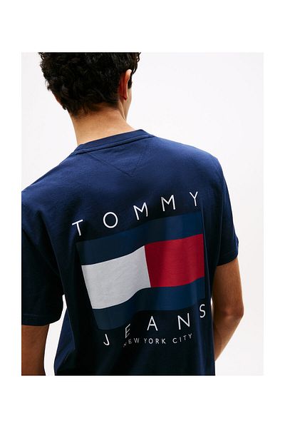 Tommy Hilfiger TJM REG FLAG GRAF BLACKPRNT T EXT