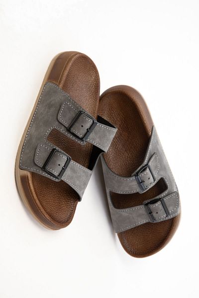 SOHO Gray Unisex Slippers 20723