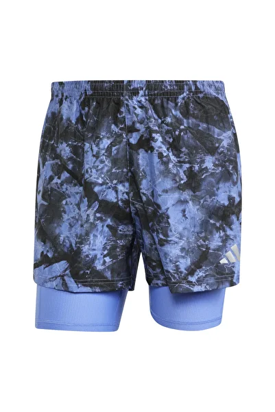 adidas Own the Run Spray Dye 2-in-1 Shorts