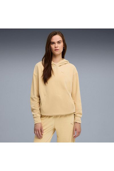 Puma Γυναικείο φούτερ ESSENTIALS ELEVATED Velour Hoodie