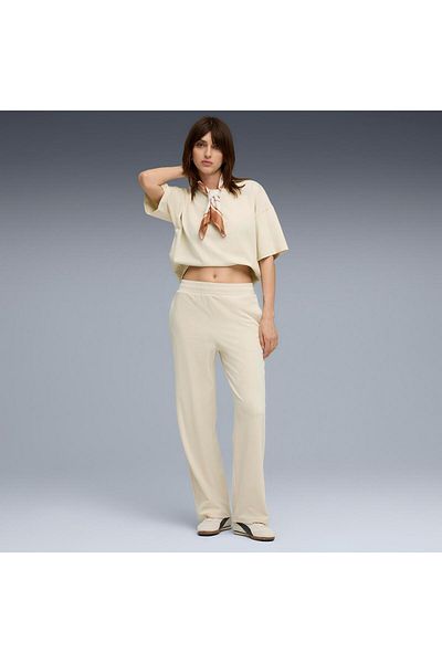 Puma Γυναικείο αθλητικό παντελόνι ESSENTIALS ELEVATED Velour Pant
