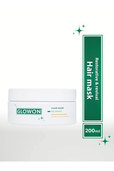 GLOWON قناع إصلاح الشعر خالي من الكبريتات والبارابين 250 مل