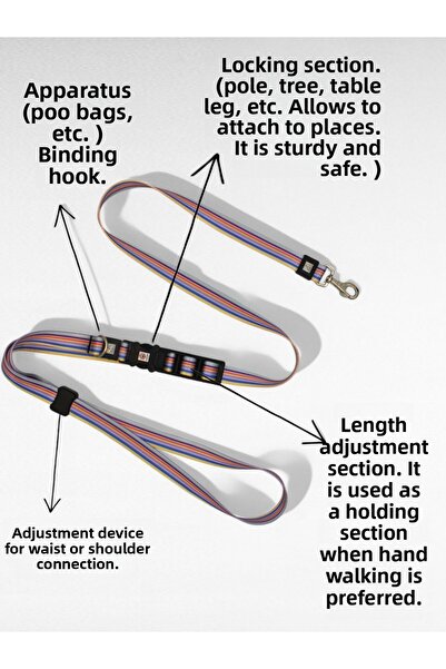 CARAMELOS Hands-Free Walking Strap - Hands-Free Dog Walking Leash