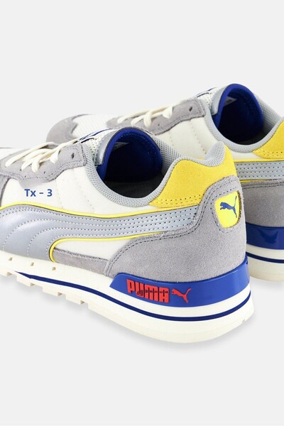 Puma Kids Boy Tx-3 Reflective Lace Up Outdoor Shoes, Off White