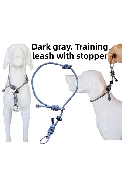 VSLT HANDMADE طوق تدريب الكلاب - مع سدادات وبوغما، جلد تدريب الكلاب، أطواق ال...