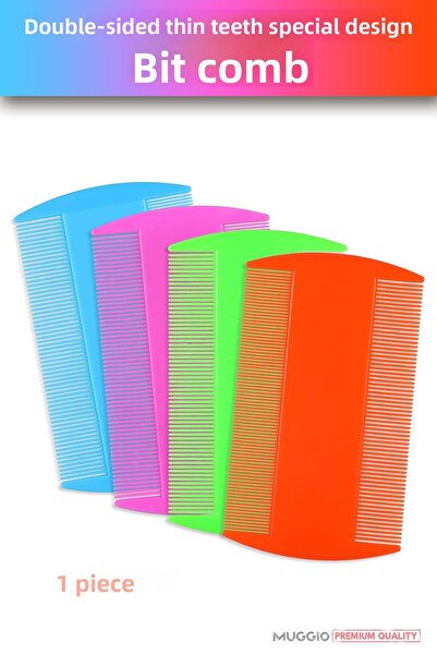 Muggio Pieptene pentru scutec, cu design special, cu dinți apropii, 1 bucată