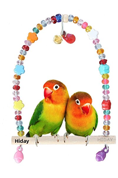 Ankara Yem Evi Large Size Sultan Paradise Love Bird Beaded Swing