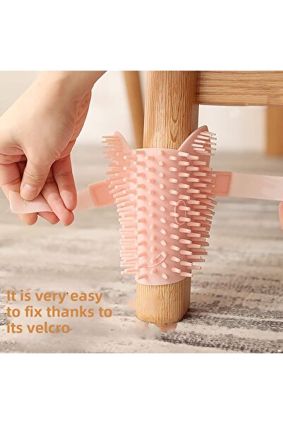 TEKNETSTORE Soft Silicone Cat Mint - Fixable, Scented Massage and Cleaning Bath Brush Toy