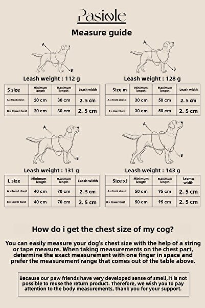 pasiole Adjustable Sturdy Dog Collar - Pia